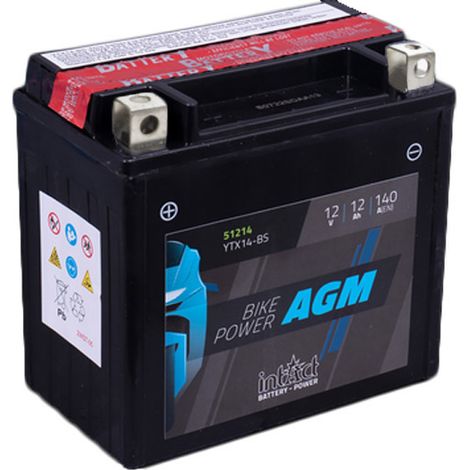 Batería de moto YTX14-BS  AGM Hermética YTX14-4