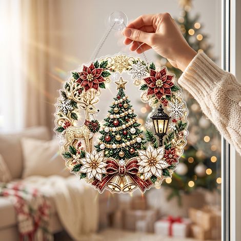 Weihnachtsschmuck-Set – Weihnachtsbaum und Rentierlichter: Lustiges und einzigartiges Design für festliche Stimmung – 1 Stück -- BIEMMEDUE (1/5)