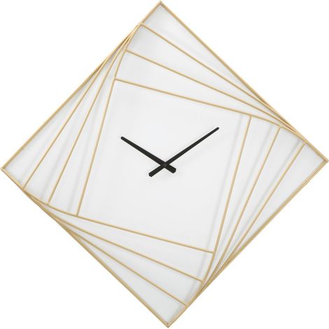 Horloge Murale en Métal "Goldy Line" 85cm Or