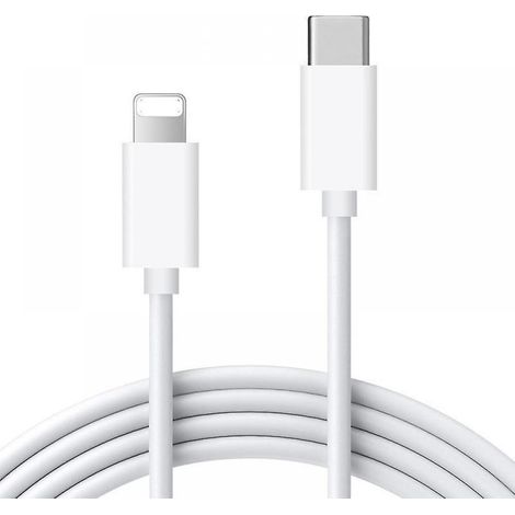 Câble de charge pour iPhone 14/13/12/11/Pro - Câble de charge Lightning extra long (lot de 2), points de tension renforcés pour les aventures en plein air (90 cm) (1/5)