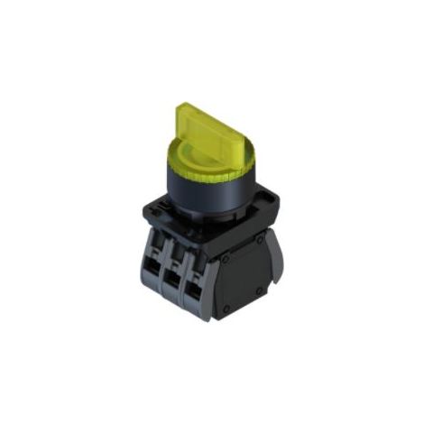 Commutateur sélectionneur RS PRO 2 positions 1 N/O / 1 N/F 22.5mm ( Prix pour 1 )
