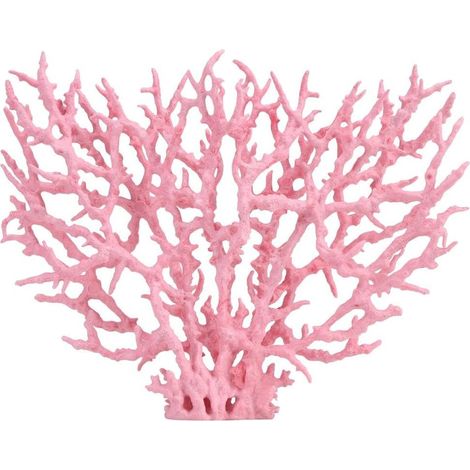 Décoration fantaisie d'aquarium Aquarium simulation d'aménagement paysager corail sous-marin aquarium herbe d'eau faux corail réservoir de mer décoration d'aquarium corail dur flétri 26204cm rose 1 pi (1/2)