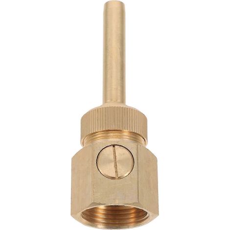 Buse de tuyau d'arrosage réglable en cuivre pur, tête de pulvérisation haute pression, 8 modes de pulvérisation, adaptée à l'arrosage, au lavage de voiture et à l'entretien de la pelouse. (1/2)