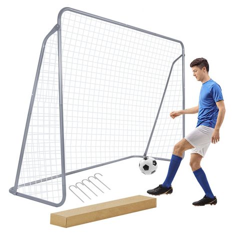 Fußballtor 240x170 cm, Trainings-Fußballtor aus Stahl