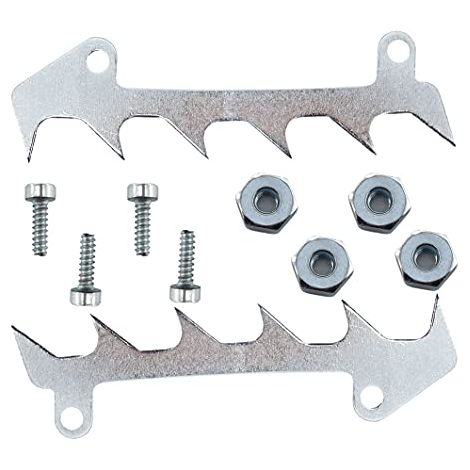 VURAHOME - 2X Griffe Coupe pour Stihl 017 018 021 023 025 MS170 MS180 MS210 MS230 MS250 Tronçonneuse remplacer 1123 664 0501 et Écrou (1/4)