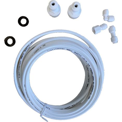 Kit entrata dell'acqua: tubo (6 m) + raccordi 001 - Frigorifero, congelatore - WPRO - 1258783662734992678