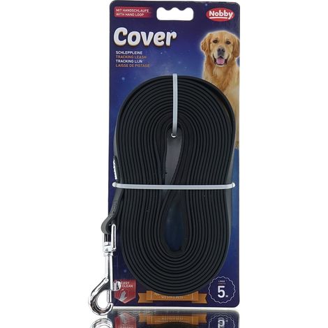 Nobby® Hunde Schleppleine Cover Schwarz 5 Meter (1/3)