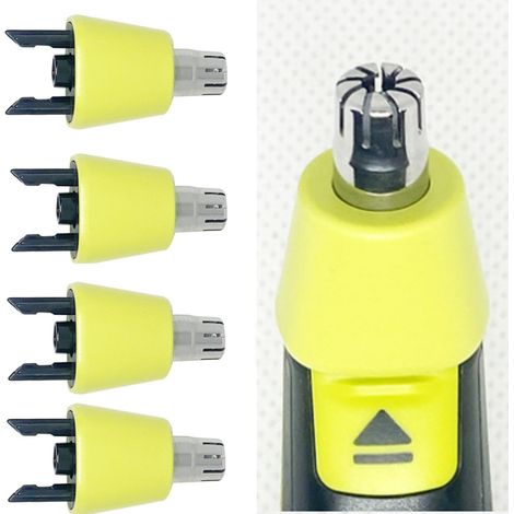 (4 Stück, kompatibel) Nasenhaartrimmerköpfe für All One Blade QP2520/252