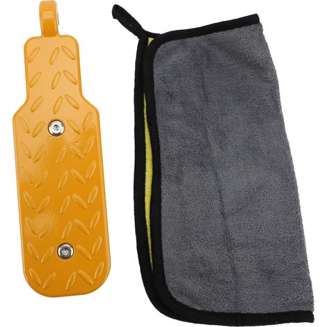 Marchepied de porte de voiture réglable, pliable, support de toit supérieur, échelle à pédale universelle, loquet à 7 vitesses pour camions et voitures, Orange (1/5)