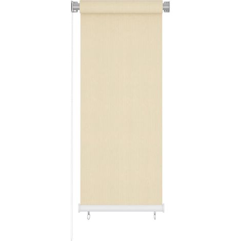 Maison Exclusive - Tenda a Rullo per Esterni color crema 65(L)x140(A) cm HDPE (1/5)