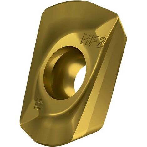 Fräswendeschneidplatte ISO ADEX 160612SR-HF2:M8330 D.4,5mm PVD beschichtet Gold (1/2)