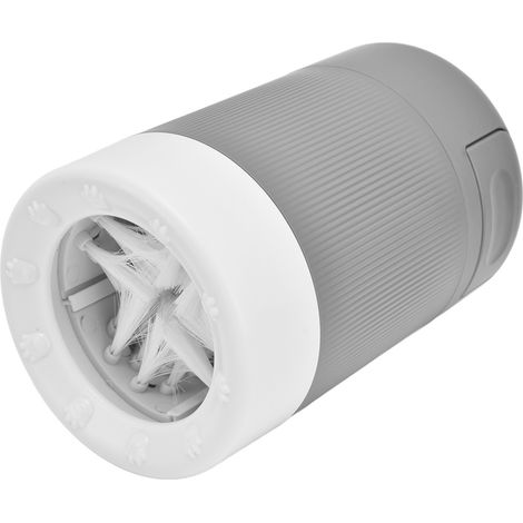 Nettoyeur de pattes de chien portable, gobelet nettoyeur de pattes de chien léger, outil de nettoyage des pattes pour animaux de compagnie à usage domestique, gris (1/5)