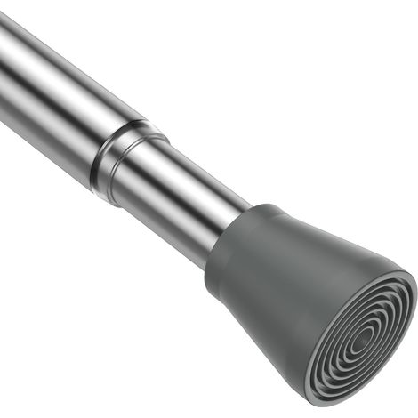 Barre télescopique à serrage 70-125 cm - 1 pièce (argenté) (1/5)