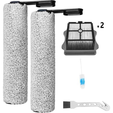 Ersatzbürstenwalze und HEPA-Filter für Tineco Floor One S5 / S5 Pro / S5 Pro 2 / S5 Extreme Nass- und Trockensauger, 2 Bürstenwalzen + 2 Filter + 2 Reinigungsbürsten (1/4)