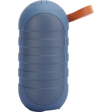 Mini enceinte portable étanche d'extérieur avec caisson de basses et Bluetooth sans fil (bleu) (1/5)