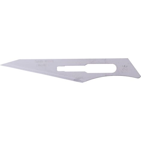 Lame de scalpel Swann-Morton Acier au carbone 100 par paquet ( Prix pour Boîte de 100 )