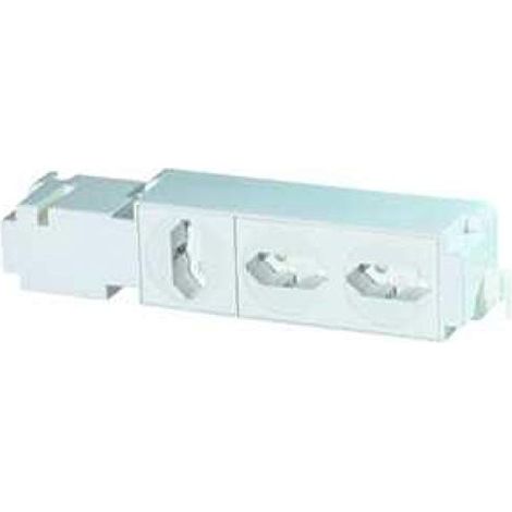 protecclass PROTEC PSDKV multiprise blanc compact 3 prises
