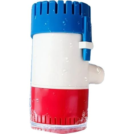 Bomba sumergible, caudal de 1100 GPH, construcción de plástico resistente, 3 V (1/5)