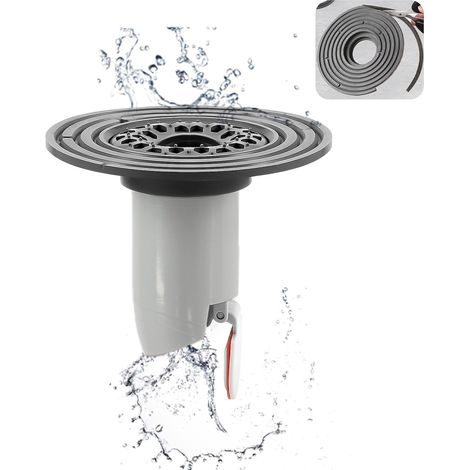 Filtre de bonde de Douche, clapet Anti-Retour, Filtre en Laiton, empêche la Propagation des odeurs dans Les salles de Bains et Les Cuisines (71 mm x 71 mm) (1/5)