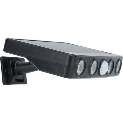 Lampe solaire LED - Détection mouvement - 3 modes - Rotation 360° - Étanchéité IP44 (1/5)