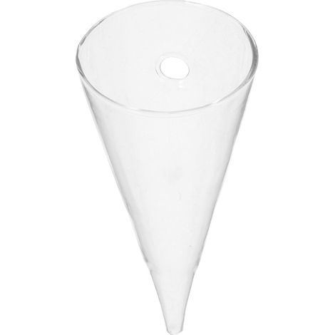 Vase mural conique transparent FRCOLOR pour chambre ou jardin (1/5)