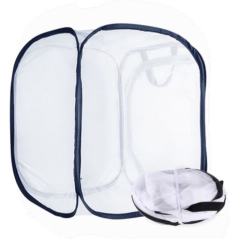Cage à insectes pliable, cage d'observation portable pour papillons d'été, cage d'élevage pour papillons et sauterelles (1/4)