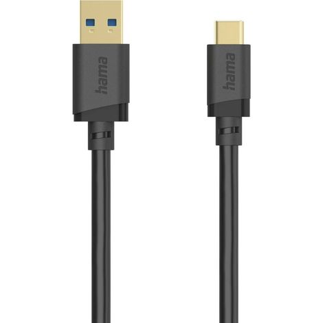 Hama 00202005 cable USB USB 3.2 Gen 1 (3.1 Gen 1) 0,75 m USB A USB C Negro (1/5)
