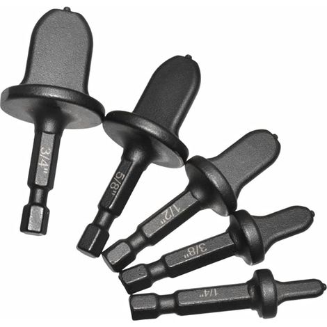 5 pezzi Espansore per tubi in rame Espansore per tubi in rame Asta esagonale Set di espansori per tubi in rame per aria condizionata Kit di riparazione per tubi di espansione 1/4" 5/8" 1/2" 3/8" 3/4"