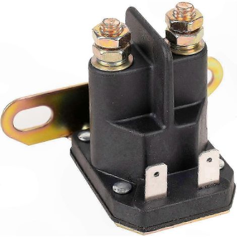 Relais 12V AM138068 pour Trombetta, compatible John Deere et Cub Cadet, interrupteur solénoïde de démarrage, pièce détachée robuste, remplacement direct. (1/5)