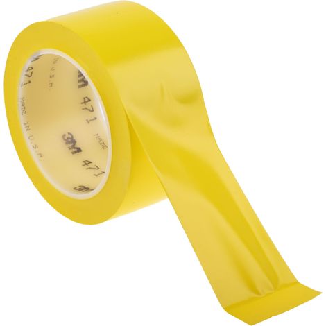 Ruban de marquage Jaune 3M Scotch 471, 50mm x 33m x 0.14mm ( Prix pour 1 ) (1/2)