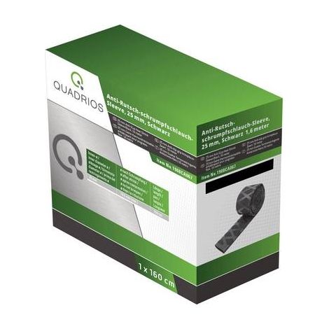 Quadrios Tubo Termorretráctil Standard Negro 1,60 m