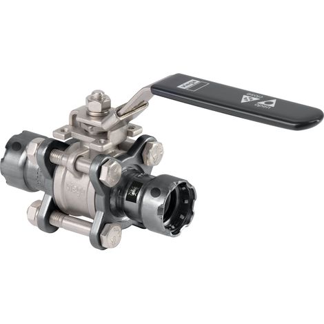 Kugelhahn mit SC Easytop 4275.8 in 1 Zoll Stahl unlegiert (1/3)