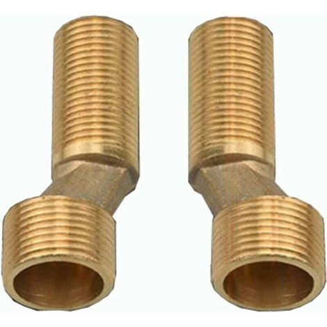 Robinet de baignoire-douche à connexion décalée – Laiton résistant à la corrosion – Bras oscillant réglable – G1/2 à G3/4