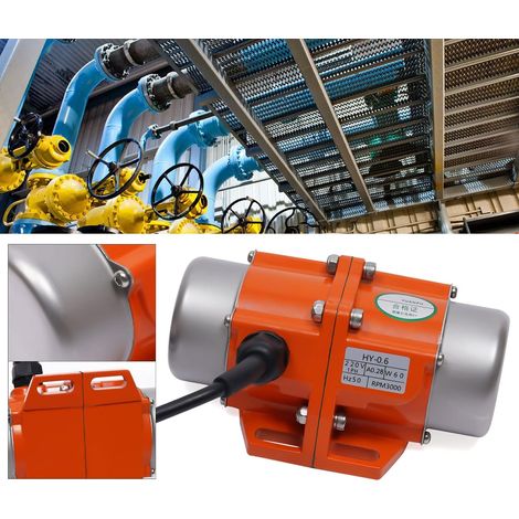 Motore vibrante elettrico a 1 fase, 60 W, 3000 giri/min. Da utilizzare in miniere, urgia metallica, carbone, elettricità, edilizia, prodotti chimici (1/5)