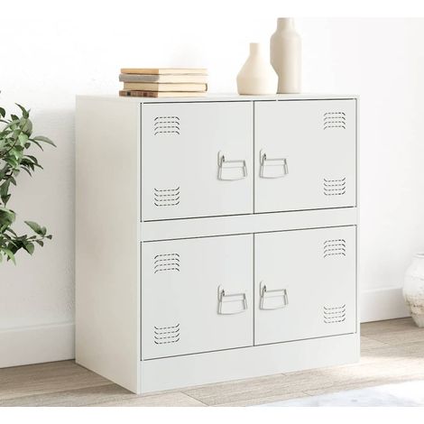 Sideboard Weiß 67x39x73 cm Stahl