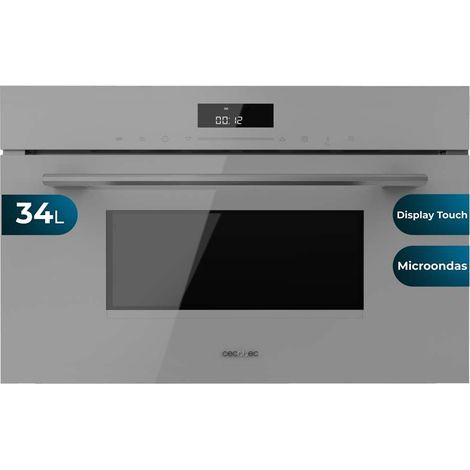 Cecotec – Four micro-ondes encastrable 34L – Puissance 900W – Mode grill et décongélation – Panneau tactile intuitif – Verrouillage sécurité enfants (1/5)
