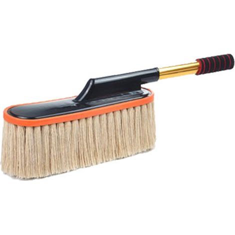 Brosse intérieur de nettoyage dépoussiérage pour voiture, balai lavage anti-rayures avec manche