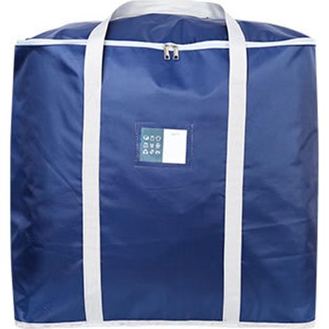 SAC DE DÉMÉNAGEMENT IMPERMÉABLE, SAC À MAIN DE GRANDE CAPACITÉ DE CHARGE POUR VOYAGE Bleu foncé, TISSU OXFORD (SURDIMENSIONNÉ) (1/5)