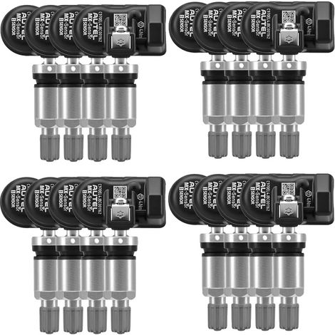 Sensor TPMS, doble frecuencia, compatibilidad universal, 16 unidades, 2 en 1, metálico. (1/2)