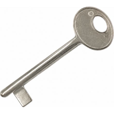 CHIAVE PER SERRATURE A BUSSOLA PATENT - n°5 nichelata (B00502.05.06)