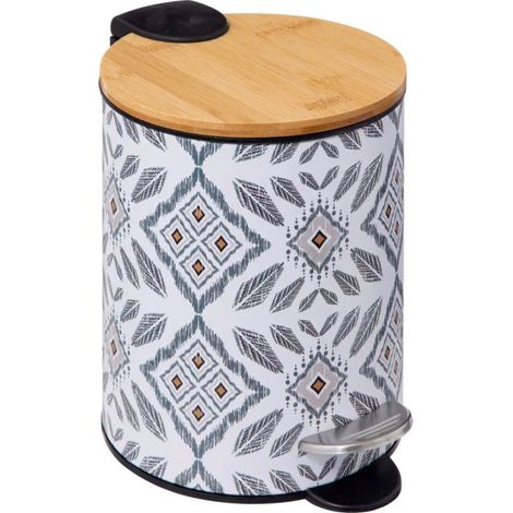 Poubelle de Salle de Bain "Hapache" 3L Multicolore (1/5)