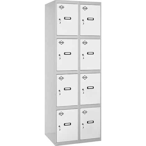 Simonrack Simonlocker armadietto metallico grigio e bianco (1/3)