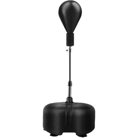 Sac de boxe avec support, ballon de frappe PU, équipement d'entraînement de boxe pour fitness à domicile, anti-stress (1/5)