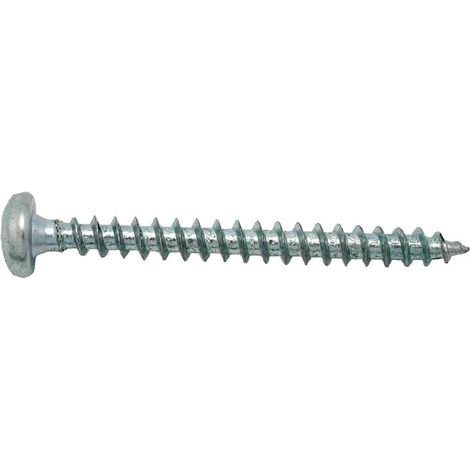 Tornillo Stoker round head chipboard screw rosca completa 4x30 mm
