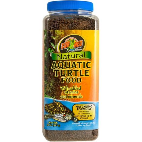 312 g: Nourriture pour bébés tortues - Micro granulés naturels pour tortues aquatiques