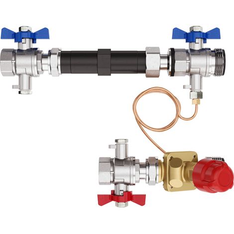 Anschlussset AB-PM, DN 15 horizontal, für FB-Heizung Verteiler (1/3)