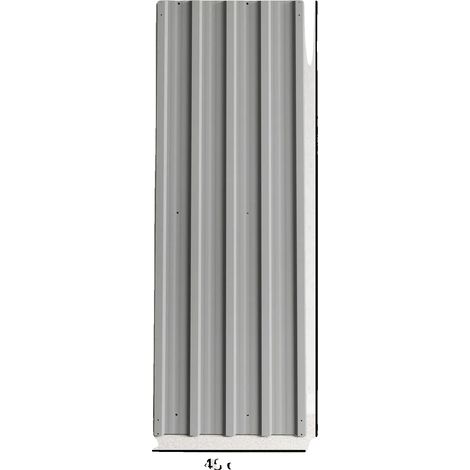 Pannelli in acciaio resistenti agli agenti atmosferici, applicazione versatile, GRIGIO (1/2)