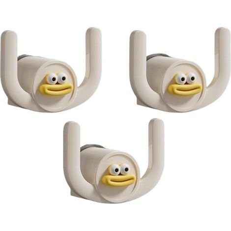 Crochet de rangement pour salle de bain, 3 pièces, sans perçage, Installation facile, protège l ' accessoire pour divers articles, crochet d ' organisation de la maison
