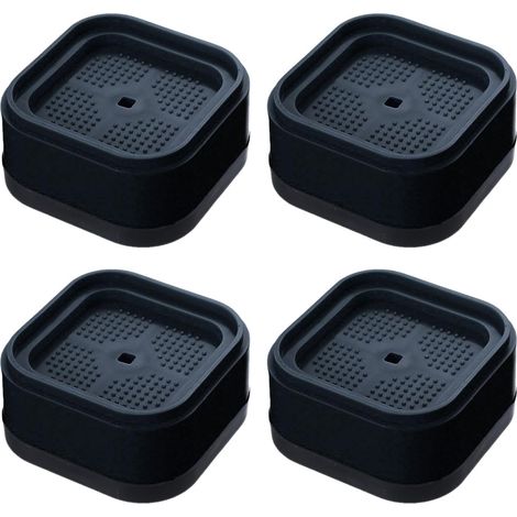 Lot de 4 rehausseurs de meubles empilables réglables pour machine à laver - Pour chaise, table, canapé, utilisation domestique (1/5)