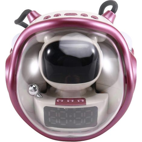 Kabelloser Bluetooth-Lautsprecher in Astronautenform, interaktiv mit künstlicher Intelligenz, RGB-Lichtwecker und Geschenkidee für die Nacht. (1/5)